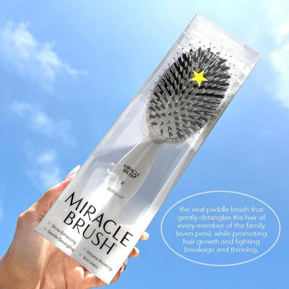 SilkBoost™ Scalp Massage Paddle Brush